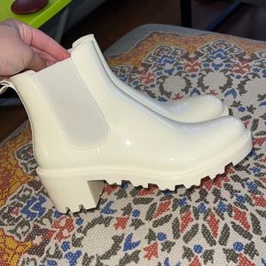 🚫for verlannia🚫White Ankle Rain Boots